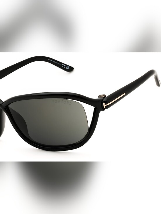 Tom FordFT1069, Black/Smoke, Oversized, Woman\'s Sunglasses, Size68X07X115 main image 5